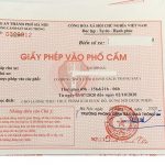 Thủ tục xin cấp giấy phép vào tuyến phố cấm Hà Nội