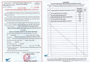 Các ngành nghề được phép kinh doanh dịch vụ PCCC