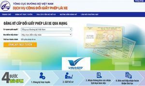Hướng dẫn cấp đổi giấy phép lái xe qua mạng