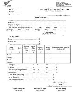 Tải mẫu giấy đi đường mới nhất