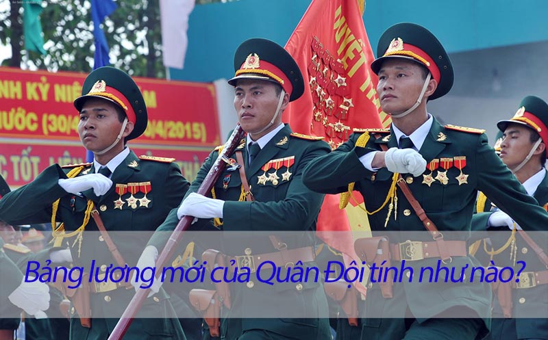 Một vài thay đổi trong quy đình về tiền lương quân đội Một vài thay đổi trong quy đình về tiền lương quân đội