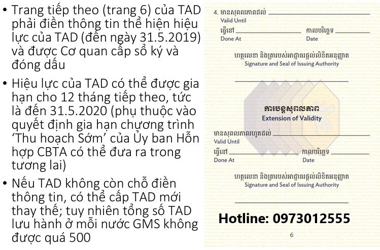 Giấy phép liên vận Tiểu vùng sông Mekong 11