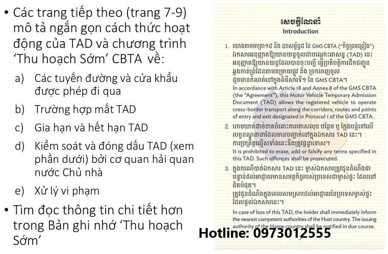 Giấy phép liên vận Tiểu vùng sông Mekong 12