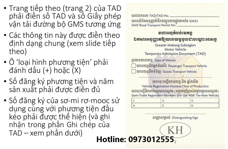 Giấy phép liên vận Tiểu vùng sông Mekong 5