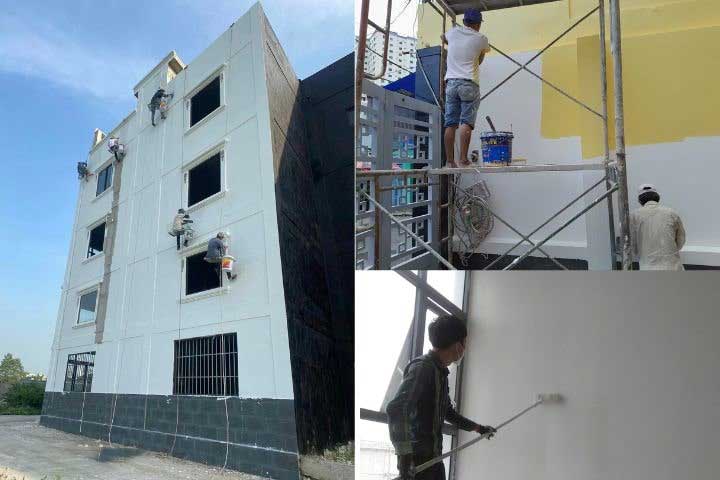 Các hạng mục sơn nhà đơn vị chúng tôi Các hạng mục sơn nhà đơn vị chúng tôi