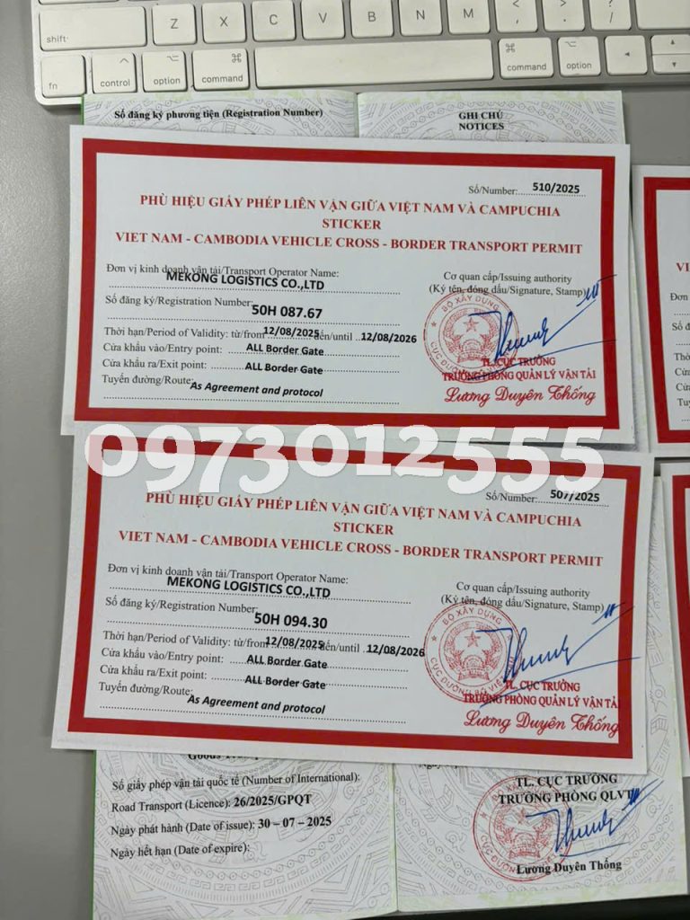 Giấy phép liên vận Việt Cam là giấy tờ quan trọng, bắt buộc phải có khi vận chuyển hàng hóa, hành khách qua biên giới